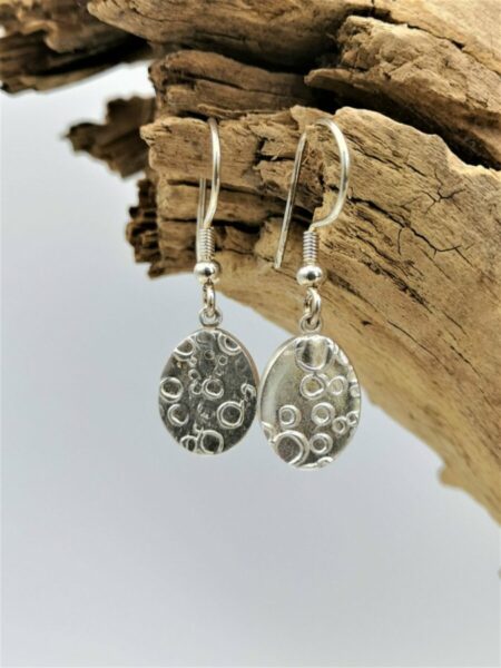 Ohrringe aus Feinsilber