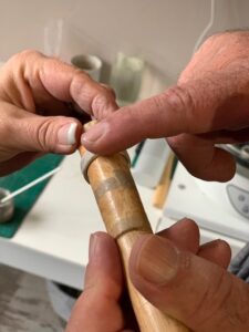 Feinsilber, Trauring, Ehering, Fingerabdruck, Unikate, handgefertigt