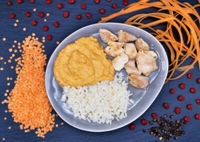 vegan, veganer Aufstrich, Linsen, Karotten, Timut Pfeffer