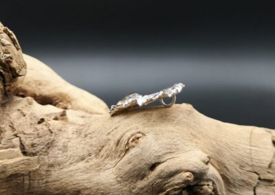 Feinsilber, Silber, Selbstgemacht, Waldviertel, Anhänger, Brosche, Blatt