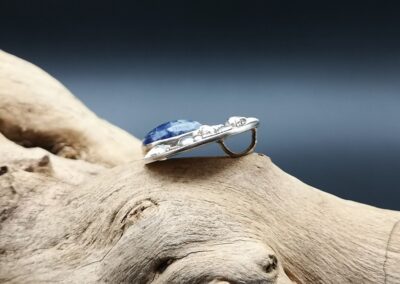 Feinsilber, Silber, Selbstgemacht, Waldviertel, Anhänger, Brosche, Sodalith